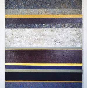 Original 24x30 abstract/crystal painting